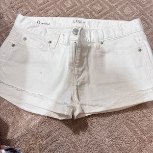 loft jean shorts